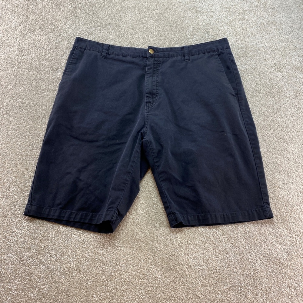Volcom Vmonty Chino Shorts‎ Mens 38 Navy Blue Twill Skate Casual Fits 40